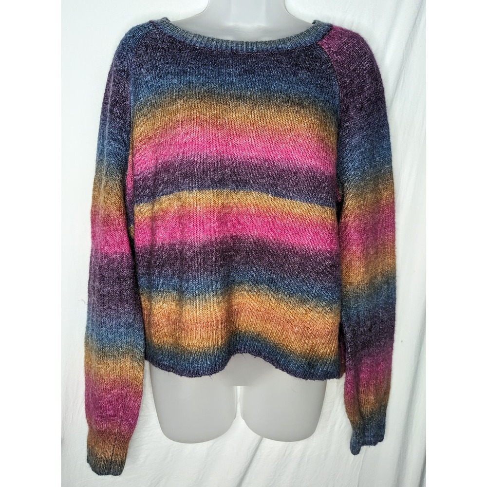 BB Dakota Multicolor Striped Sweater - Picture 4 of 11